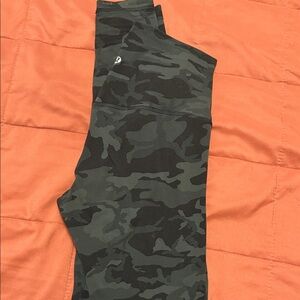 Lululemon Athletica Dark Camouflage Leggings